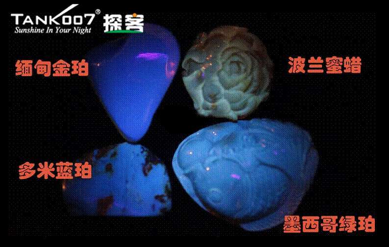 網上用紫光手電鑒定琥珀的帖子這么多，哪個是真假？